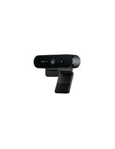 WEBCAM LOGITECH BRIO 4K Ultra HD x videoconferenza,streaming e registrazioni, Zoom digitale 5x in Full HD, RightLight 3 e HDR 2