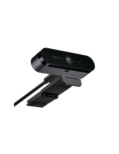 WEBCAM LOGITECH BRIO 4K Ultra HD x videoconferenza,streaming e registrazioni, Zoom digitale 5x in Full HD, RightLight 3 e HDR
