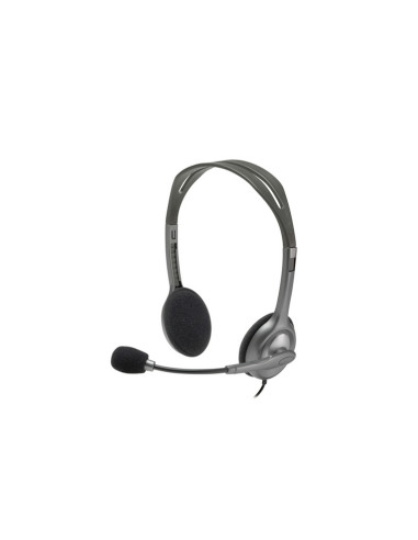 Cuffie Logitech H111 Cavo Over-the-head Stereo - Nero - Binaural - Supra-aural - 32 Ohm - 20 Hz a 20 kHz - 180 cm Cavo