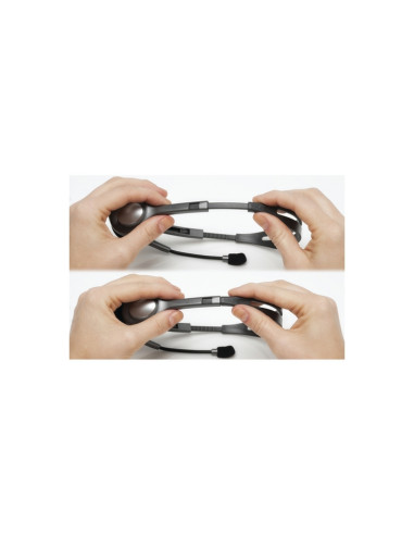 Cuffie Logitech H111 Cavo Over-the-head Stereo - Nero - Binaural - Supra-aural - 32 Ohm - 20 Hz a 20 kHz - 180 cm Cavo