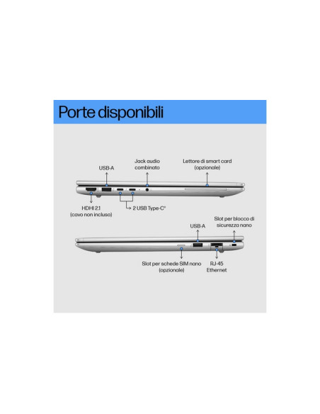 NB HP PROBOOK 440 G11 9Y7C1ET Ultra 5-125U 14" 16GB SSD512GB Finger Print W11P**Garanzia 2 anni OnSite NBD**