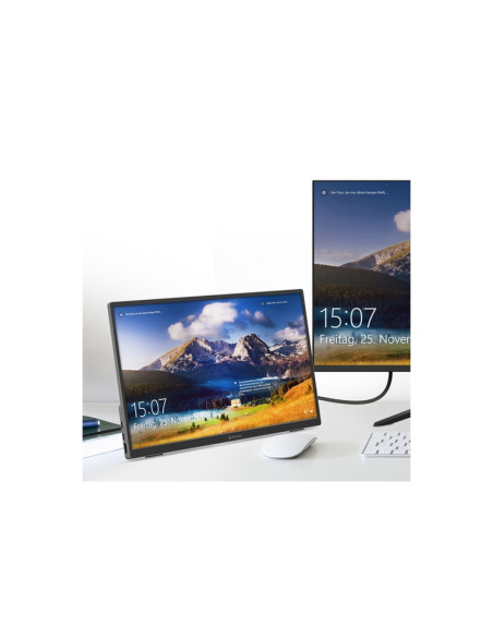 MONITOR PORTATILE ATLANTIS LED 15,6" Touch Wide A05-P156AT1 IPS 1920x1080 16ms 300cd/m2 1000:1 MM 1xHDMI 2xUSB-C Cust Base Piegh