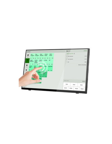 MONITOR ATLANTIS TOUCH LED 21,45" Wide A05-T22A-VHDM 1920x1080 7ms 333/253 cd/m2 1000:1 (10M:1) VESA MM VGA HDMI DP 10 Tocchi