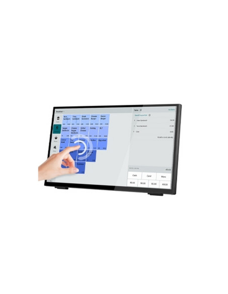 MONITOR ATLANTIS TOUCH LED 23,8" Wide A05-T24A-VHDM 1920x1080 8ms 220/212 cd/m2 3000:1 (10M:1) VESA MM VGA HDMI DP 10 Tocchi