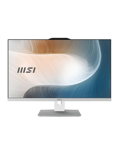ALL IN ONE MSI Modern AM272P 12M-459IT 27" NO TOUCH i5-1235U 8GB SSD512GB Tastiera Mouse W11P Bianco