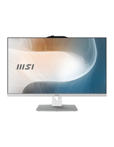 ALL IN ONE MSI Modern AM272P 12M-459IT 27" NO TOUCH i5-1235U 8GB SSD512GB Tastiera Mouse W11P Bianco