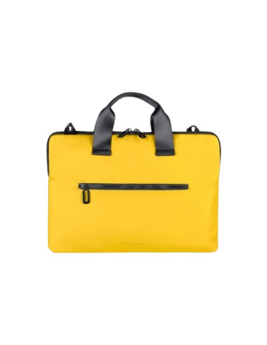 BORSA X NB TUCANO GOMMO SUPERSLIM 13"/14", GIALLO, PER NOTEBOOK 14" E MACBOOK AIR 15" - BSGOM1314-Y