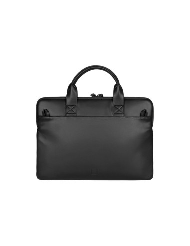 BORSA X NB TUCANO ISOTTA SUPERSLIM 13,3"/14", NERO, IN MORBIDO PU EFFETTO PELLE - BSISO1314-BK