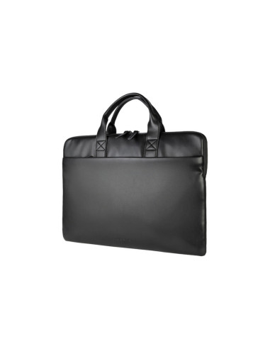 BORSA X NB TUCANO ISOTTA SUPERSLIM 15,6", NERO, IN MORBIDO PU EFFETTO PELLE - BSISO1516-BK