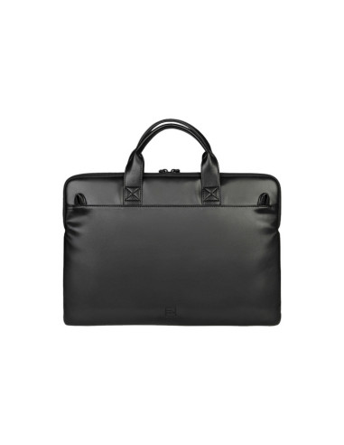 BORSA X NB TUCANO ISOTTA SUPERSLIM 15,6", NERO, IN MORBIDO PU EFFETTO PELLE - BSISO1516-BK