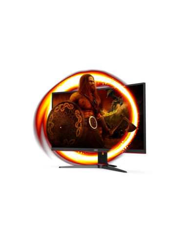 MONITOR AOC LED 27" Wide CURVED C27G2ZE/BK 1920x1080 0.5ms 300cd/mq 3.000:1(80.000.000:1) 2HDMI DP GAMING