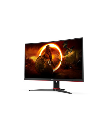 MONITOR AOC LED 27" Wide CURVED C27G2ZE/BK 1920x1080 0.5ms 300cd/mq 3.000:1(80.000.000:1) 2HDMI DP GAMING