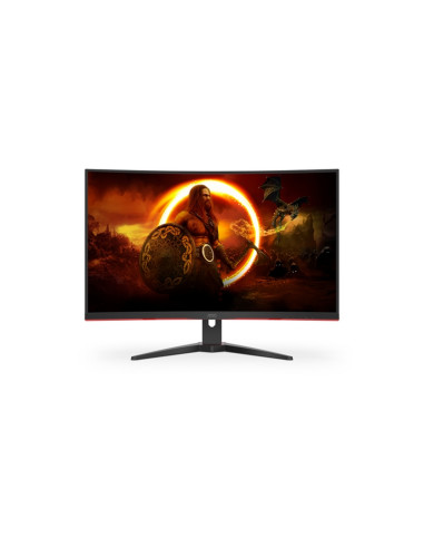 MONITOR AOC LED 31.5" Wide CURVED C32G2ZE/BK VA 1920x1080 1ms 300cd/mq 4.000:1(80.000.000:1) 2HDMI DP VESA 240HZ GAMING