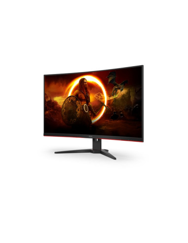 MONITOR AOC LED 31.5" Wide CURVED C32G2ZE/BK VA 1920x1080 1ms 300cd/mq 4.000:1(80.000.000:1) 2HDMI DP VESA 240HZ GAMING