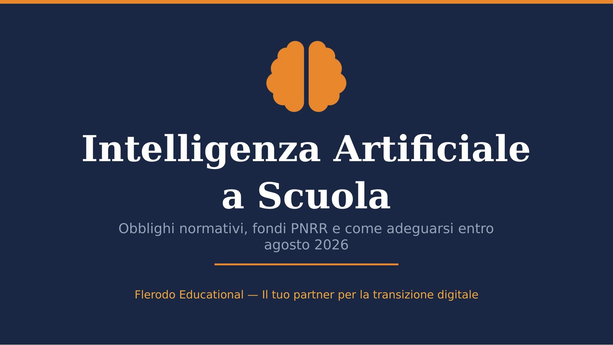 Presentazione AI Scuole